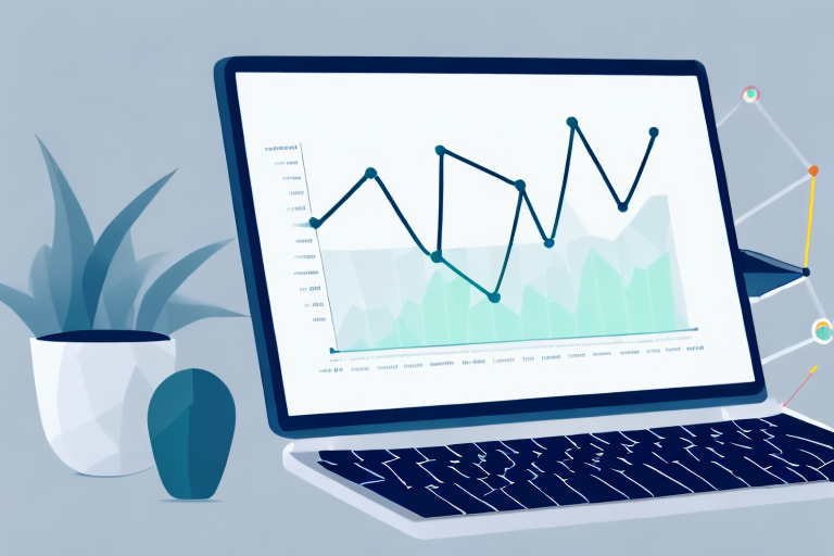 Analytics graph illustration. Improve Web Analytics