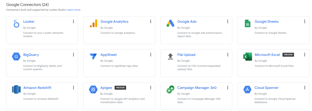 Setting Up a Data Source with Looker Studio Native Data Connectors